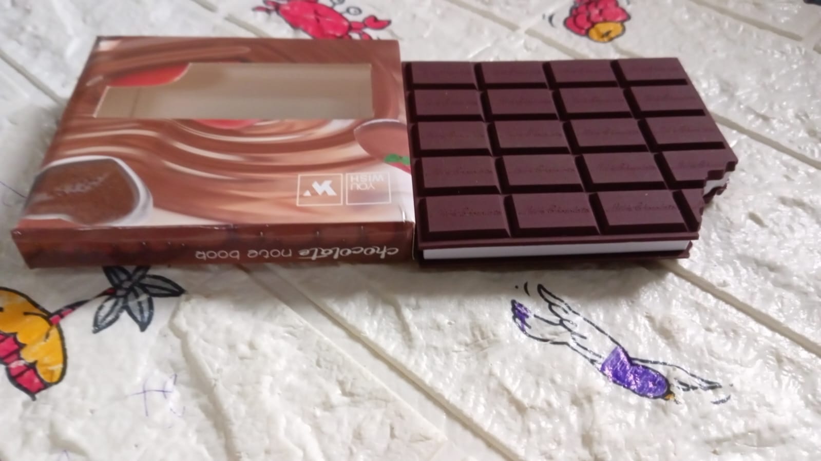 4528 Small Chocolate Scented Diary Memo Notebook in Rectangular Chocolate Bite Shape with Original Chocolate Smell Personal Pocket Diary with Plain Pages for Kids 4528 Small Chocolate Scented Diary Memo Notebook in Rectangular Chocolate Bite Shape with Original Chocolate Smell Personal Pocket Diary with Plain Pages for Kids